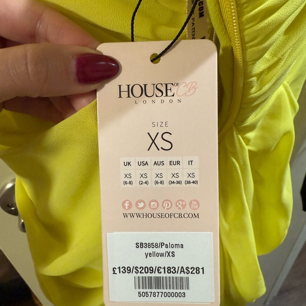 NWT House of CB strapless dress - Picture 3 of 8